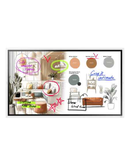 LH65WMFWBGCXEN - Écran interactif Samsung Flip 5 65 pouces 4K tactile Tizen 9