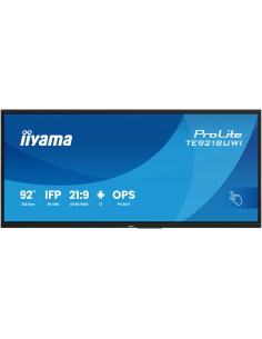 TE9218UWI-B1AG - Écran interactif iiyama ProLite TE18UWI 92 pouces 5K tactile Android 13