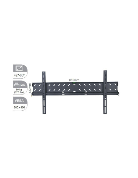 VLMW4280 - Support mural fixe Vivolink pour écran de 42 à 80 pouces, 80 kg