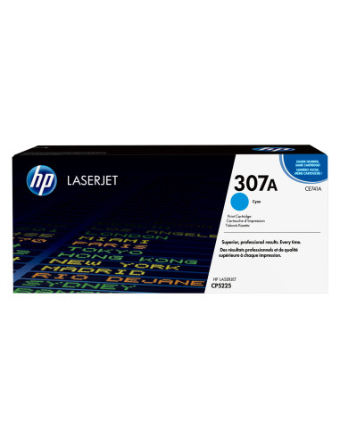 HP 307A - CE741A - Toner HP - 1 x cyan - 7 300 pages