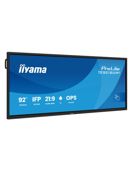 iiyama 92" 5K UHD Touch Screen AG avec Android Interactif et Plus
