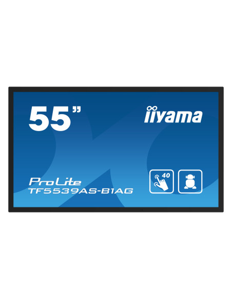 Écran tactile iiyama 55" PCAP 4K Android, 40 points, IPS, 24/7