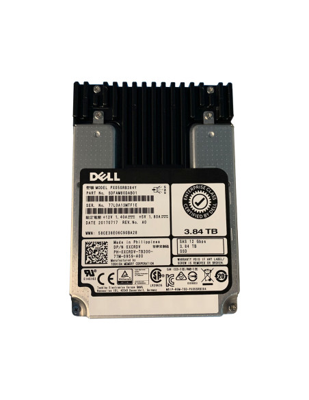 Disque SSD 3,84 To SAS 2.5" Dell XCRDV-RFB - Reconditionné