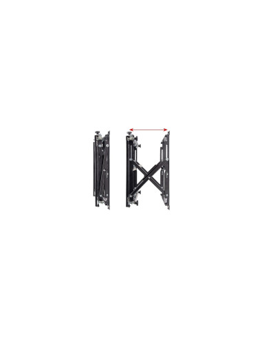Support mural BT8310XL/B pour écrans XXL, 125kg, noir, réglable