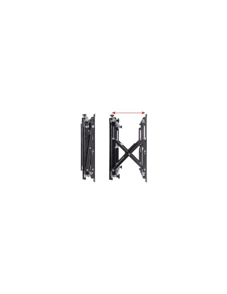 Support mural BT8310XL/B pour écrans XXL, 125kg, noir, réglable