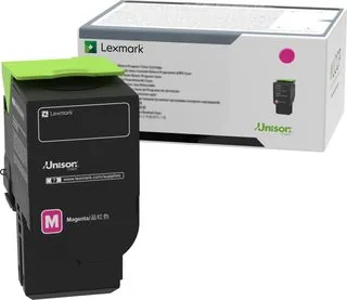 Toner magenta Lexmark 24B7500 et sa boîte
