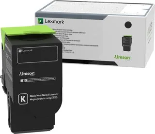 Toner noir Lexmark 24B7502 et sa boîte