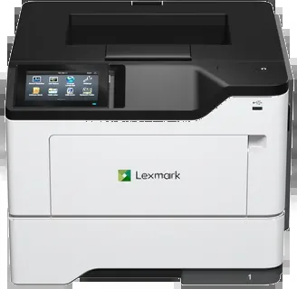 Imprimante Lexmark M3350, vue de trois quarts