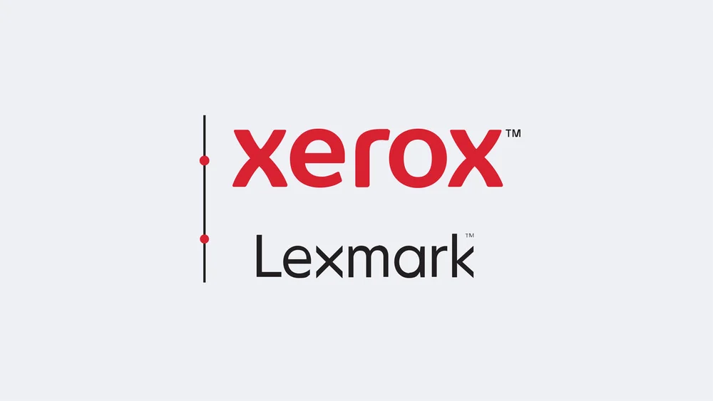 Logo combine Xerox et Lexmark